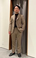 仕立て映えするセットアップ