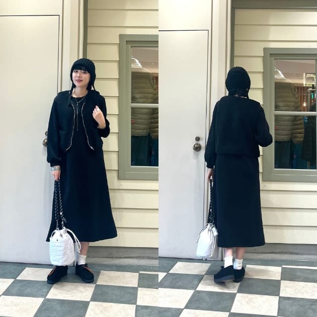 【B:MING by BEAMS】秋冬の主役♡「ボア ベスト × カット ワンピース セット」で叶える大人のゆるカジュアルコーデ