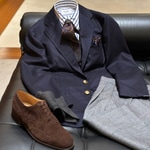 シニョーレな、紺ブレ