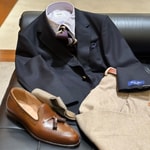 ジェントルマンな、紺ブレ