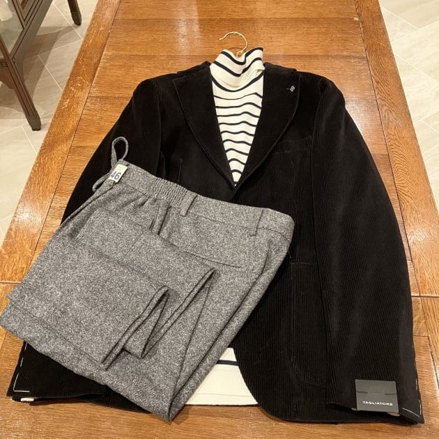 TAGLIATORE＞コーデュロイ ジャージジャケット｜ビームス 六本木ヒルズ