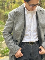 〈Brilla per il gusto〉極少在庫のグレンチェックのアルスターコートを。