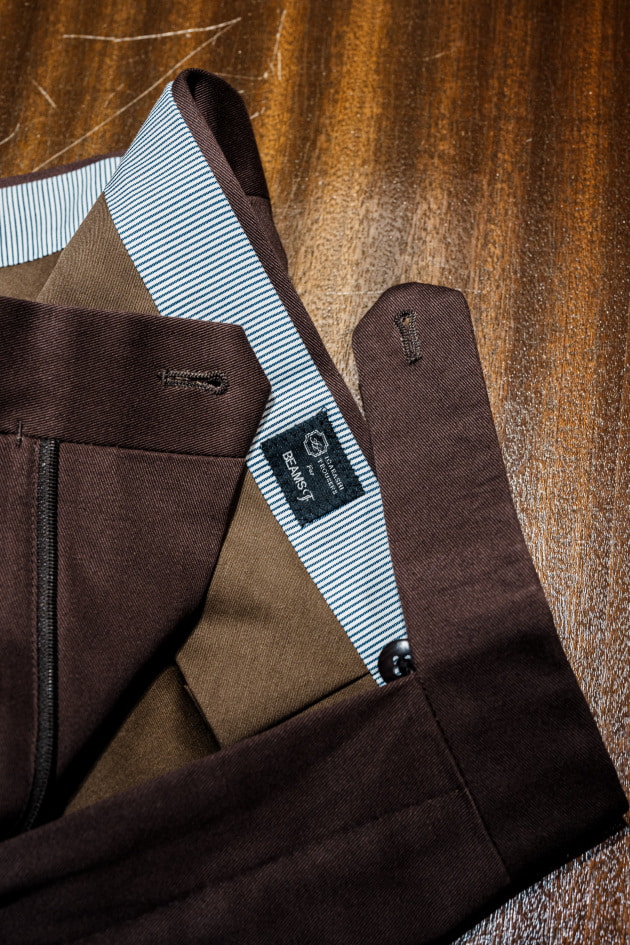 IGARASHI TROUSERS（イガラシトラウザーズ）＞ビスポークの技が息づく