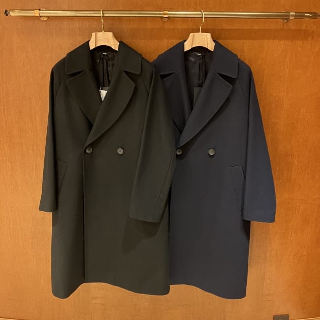 【美品】beams別注hevo / BRINDISI ダブルブレストコート Brilla per il gusto（ブリッラ ペル イル グスト）【BLACK FRIDAY対象