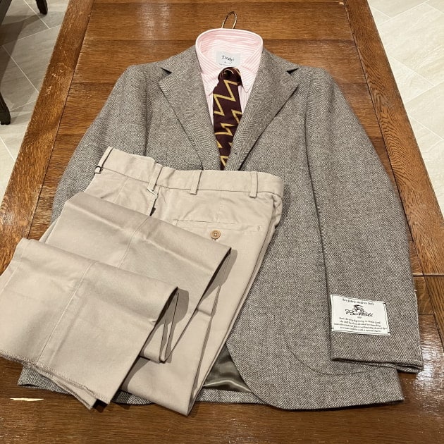 BEAMS F＞ ウールカシミヤ ヘリンボーンジャケット｜ビームス 六本木