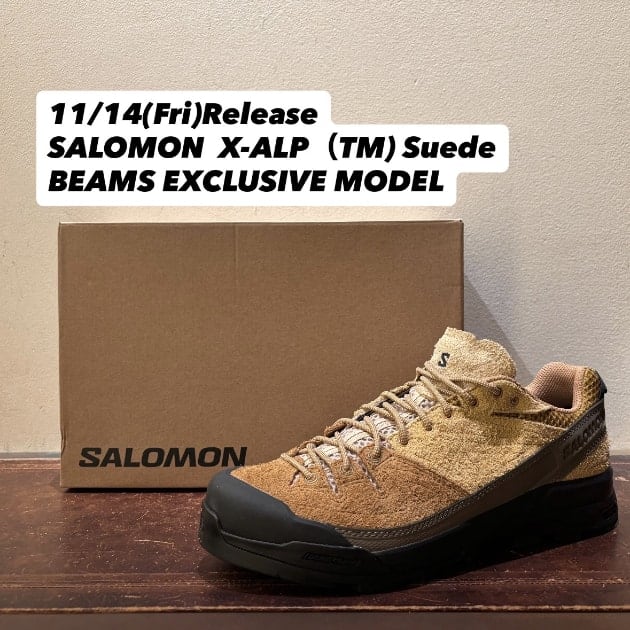 【11/14(金)発売、SALOMON X-ALP（TM) Suede BEAMS EXCLUSIVE】