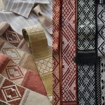 津軽こぎん刺しのタイ