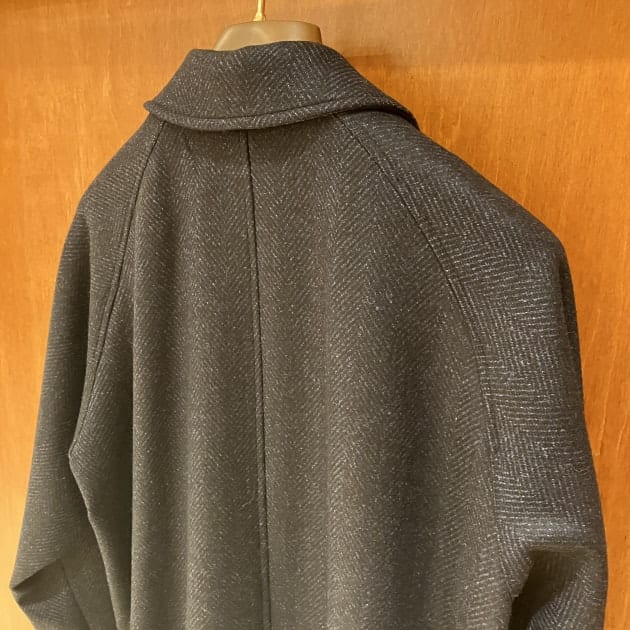 BEAMS F＞ウールヘリンボーン バルカラーコート｜ビームス 六本木