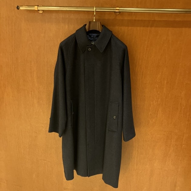 BEAMS F＞ウールヘリンボーン バルカラーコート｜ビームス 六本木