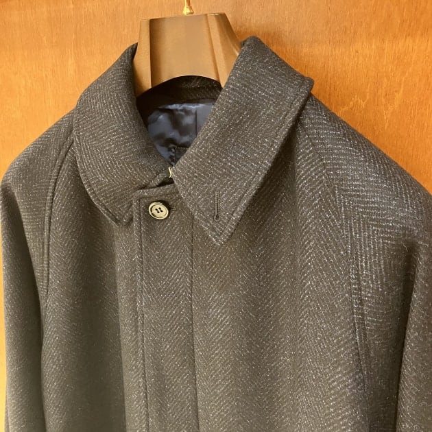 BEAMS F＞ウールヘリンボーン バルカラーコート｜ビームス 六本木