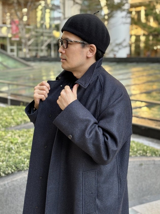 Loro Piana ロロピアーナ コート ベージュ ヘリンボーン Loro Piana ロロピアーナ コート ベージュ ヘリンボーン 【公式通販】