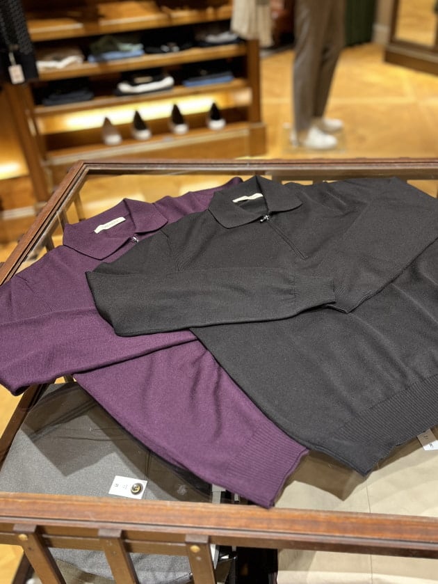 気になるジップアップ ニット。〈LORENZONI〉｜ビームス ハウス 六本木