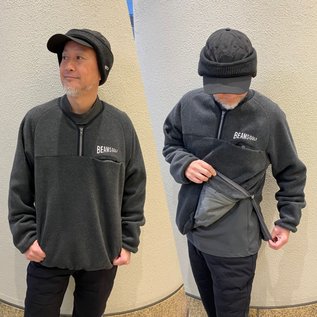 冬のゴルフコーディネート｜ビームス ゴルフ なんばパークス店｜BEAMS
