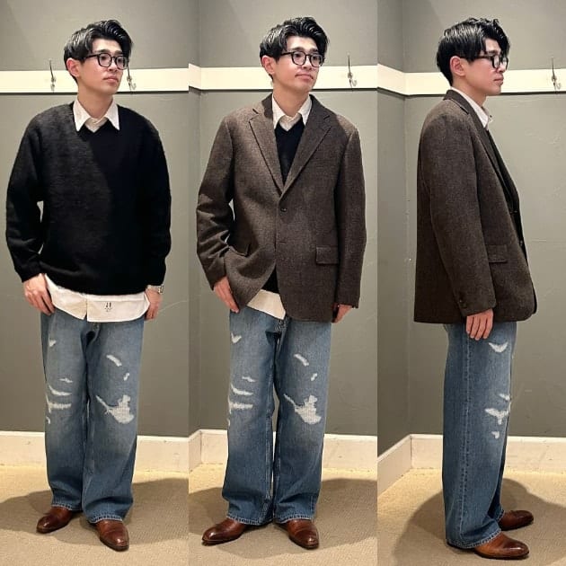 B:MING by BEAMS】ツイードジャケットの着こなし解説｜ビーミング
