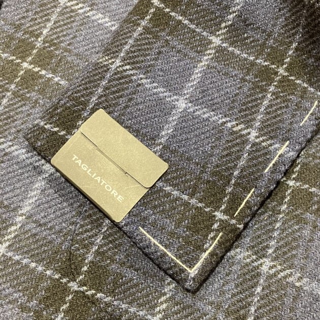 【SALE ITEM】＜TAGLIATORE＞ネイビーチェックジャケット
