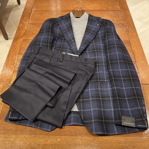 SALE ITEM】＜TAGLIATORE＞ネイビーチェックジャケット｜ビームス