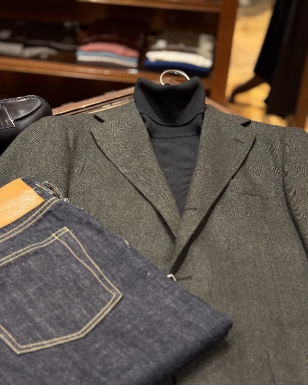 グリーンのツイード〈BEAMS F〉｜ビームス ハウス 六本木｜BEAMS