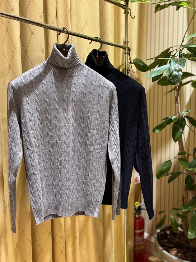 ケーブルニットでお気楽に。〈FILIPPO DE LAURENTIIS〉｜ビームス