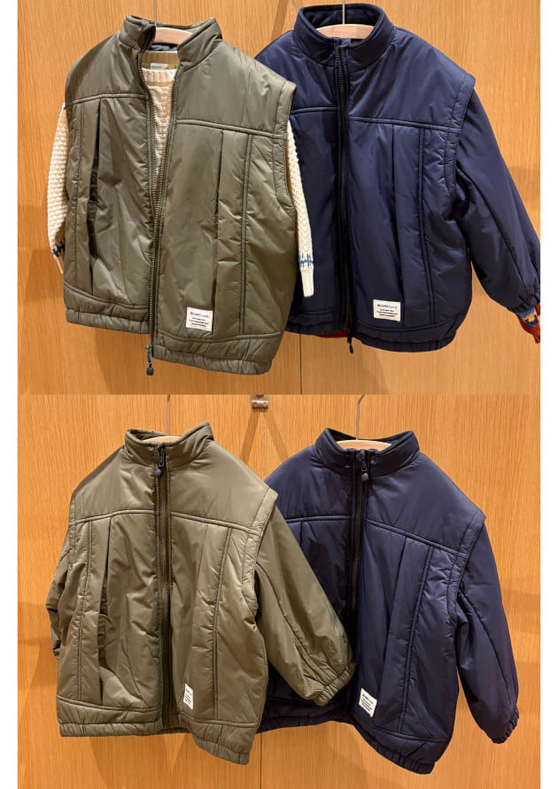 BEAMS mini「2wayスリーブ中綿ブルゾン」が便利｜ビームス