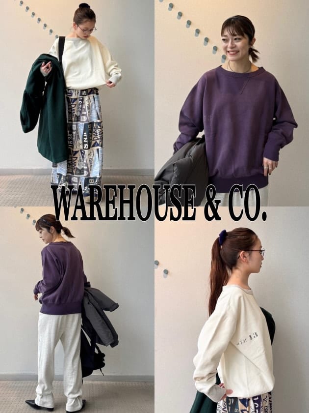 WAREHOUSE & CO.の別注スウェット