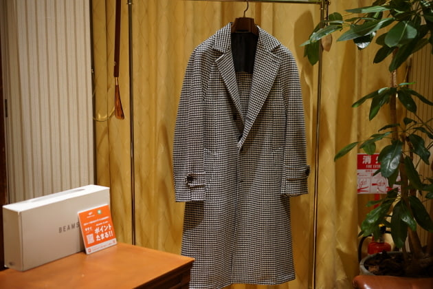 J6318 美品 ティトアレグレット グレンプレイド柄ベルテッドチェスターコート TITO ALLEGRETTO（ティト アレグレット）え？｜Brilla per il gusto