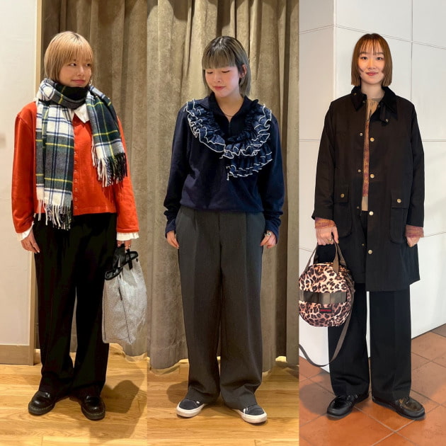 【只今お値下げ中！】〈LACOSTE〉別注、美シルエットスラックスを着回し！