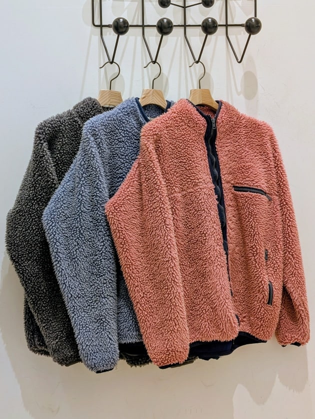 REMI RELIEF】より雰囲気抜群のボアフリースジャケットが入荷です