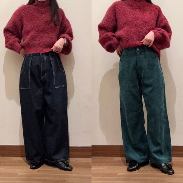 パンツで印象が変わる！ BEAMS HEARTの「デニム」と「コーデュロイ」