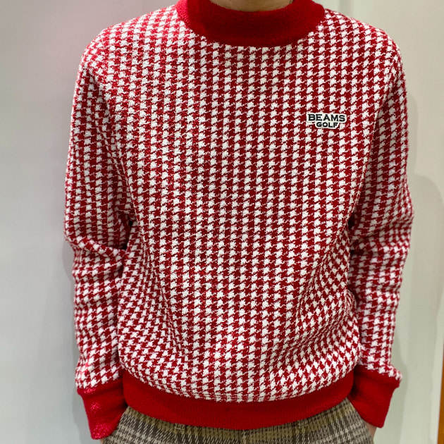 BEAMS GOLF】千鳥柄ニット＆チェックパンツでつくる大人コーデ
