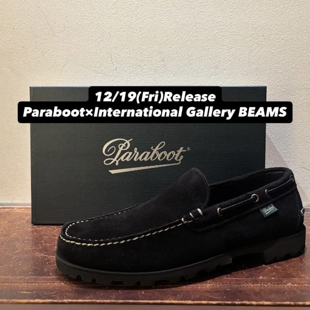 【12/19(金)発売、Paraboot× International Gallery BEAMS CORSE】