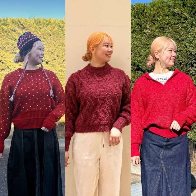 コーデの主役は“赤”で決まり。〈BEAMS HEART〉が提案するトップス3選