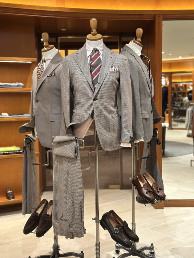 ＜TITO ALLEGRETTO＞マイクロチェックスーツ