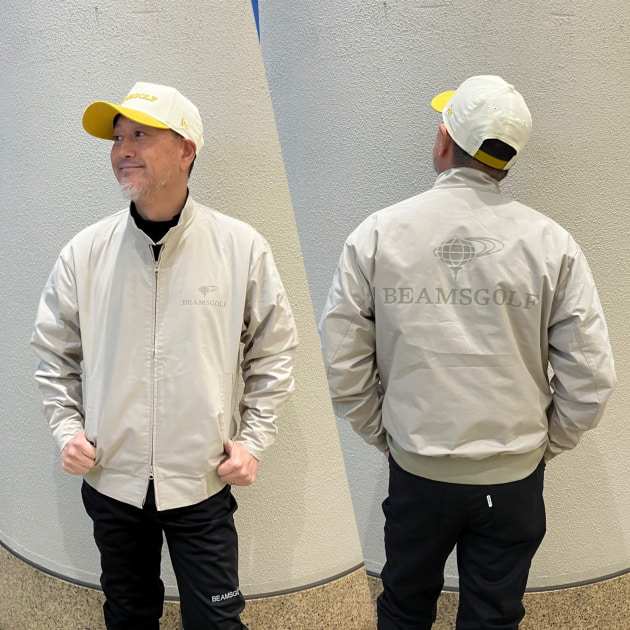 BEAMS GOLF ブラウン エアシャットブルゾン M 日本製 BEAMS GOLF（ビームス ゴルフ）ORANGE LABEL / USシリーズ エア