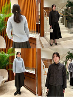 やさしい色と上質素材でつくる、大人の冬スタイル2選◎