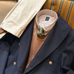 ＂冬の＂ブレザースタイル。