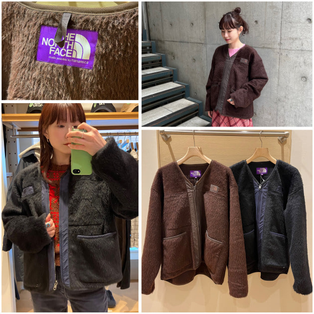 絶妙ポジションで活躍！、〈THE NORTH FACE PURPLE LABEL 〉別注フリース カーディガン