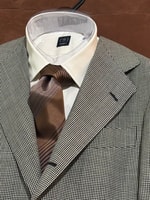 BEAMS F（ビームスF）FRANCO BASSI / シルク ストライプ ネクタイ