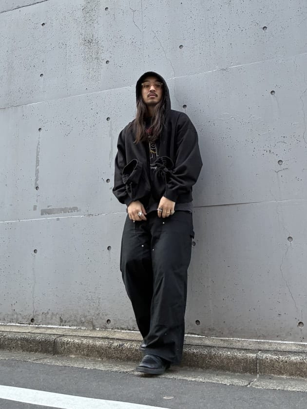 〈refomed〉"KINCHAKU" ZIPUP HOODIE
