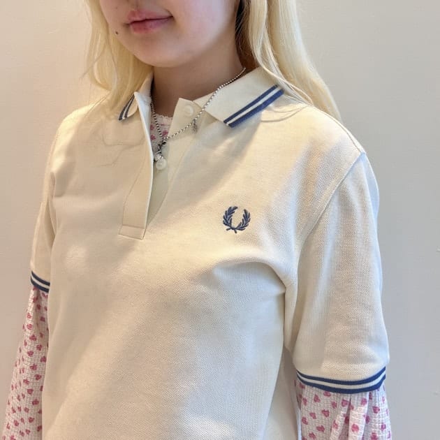 再値下げ‼️未使用品！フレッドペリー　レイビームス別注コラボ　エクリュポロシャツ 61020056060_C_2.jpg
