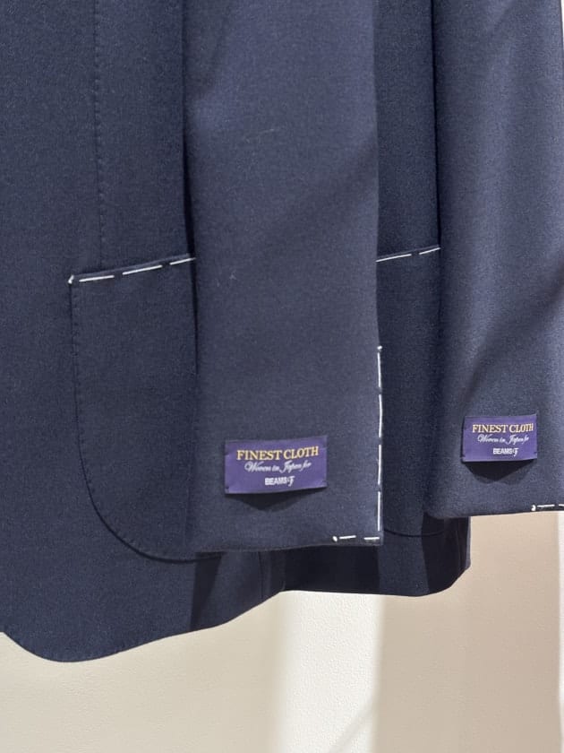 Beams F ネイビー　シングルブレストジャケット　アンコン仕立て 楽天市場】ビームスf ジャケットの通販