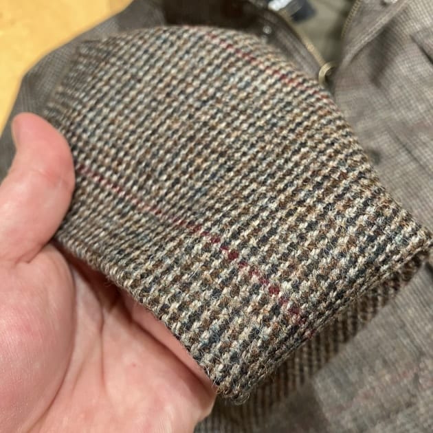 ＜Barbour＞目を引くMOON社製のウールファブリック