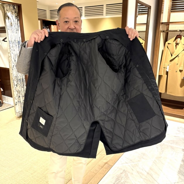 美品◆イタリア製 BEAMS F ステンカラー コート 黒 アルパカ混 お買い得商品が拡大しました①｜BEAMS F（ビームスF）｜BEAMS