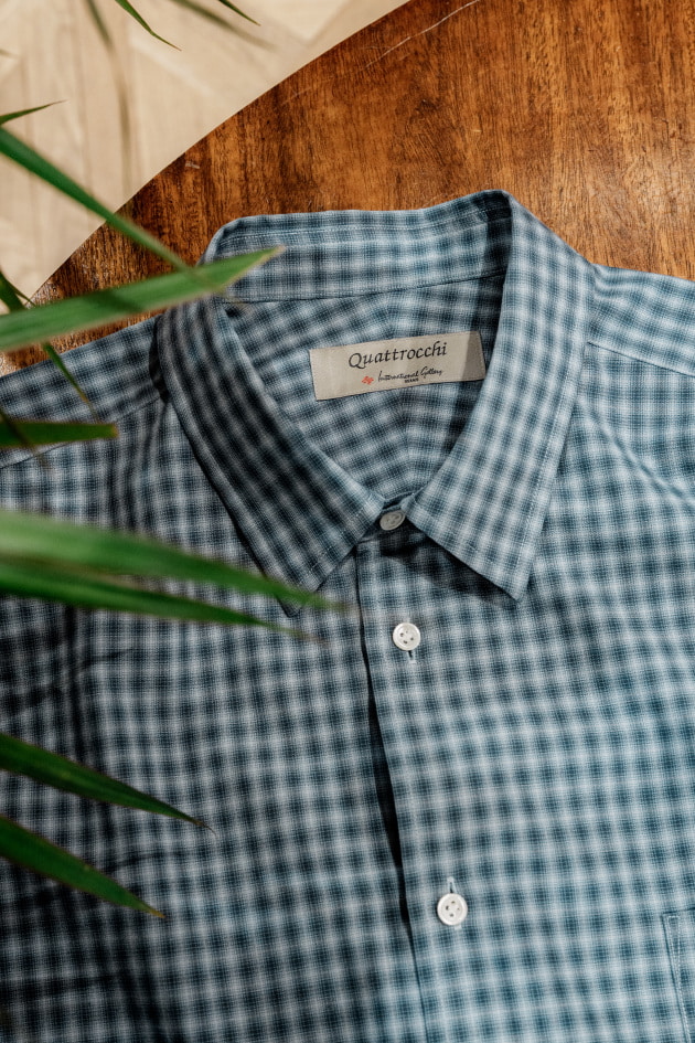 最近の買い物vol.158＜QUATTROCCHI（クワトロッキー）＞ドレスにも映えるフェードオンブレチェックシャツ