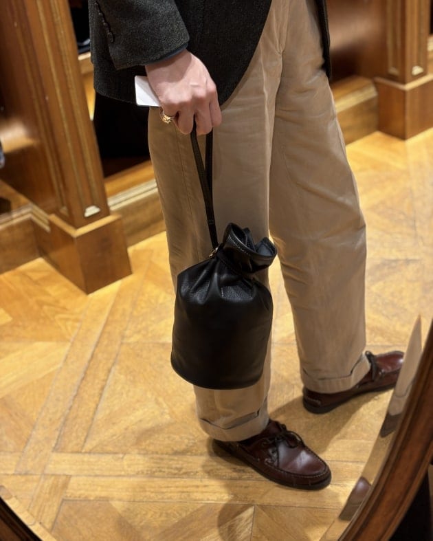 レザーの巾着〈Daniel & Bob〉｜ビームス ハウス 六本木｜BEAMS