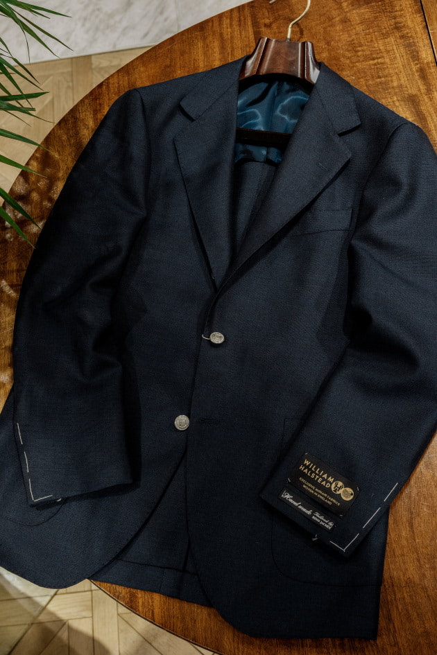 BEAMS F／モヘア混シングルスーツ　極美品　春夏 BEAMS F＞がお送りする英国モダンブレザー2026年春夏版＜William