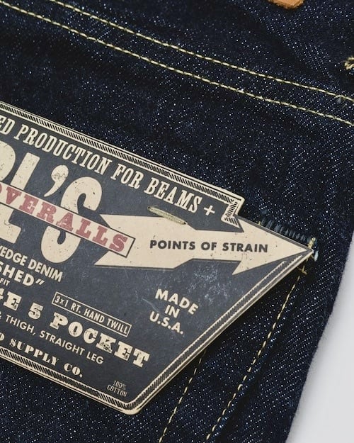 本物志向の方のためのデニム｜RRL for BEAMS PLUS~1944 大戦モデル