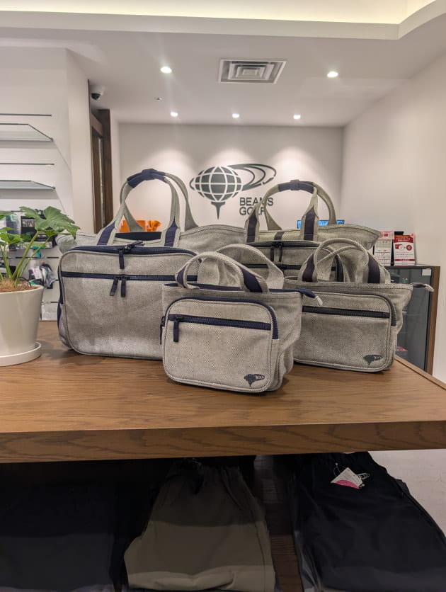 コットンキャンバス ボストンバッグとカートバッグ｜ビームス ゴルフ