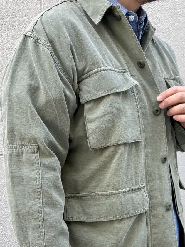 レミレリーフ　ビームスプラス別注BDUシャツジャケット ミリタリー好き必見。REMI RELIEF × BEAMS PLUS別注BDUシャツ