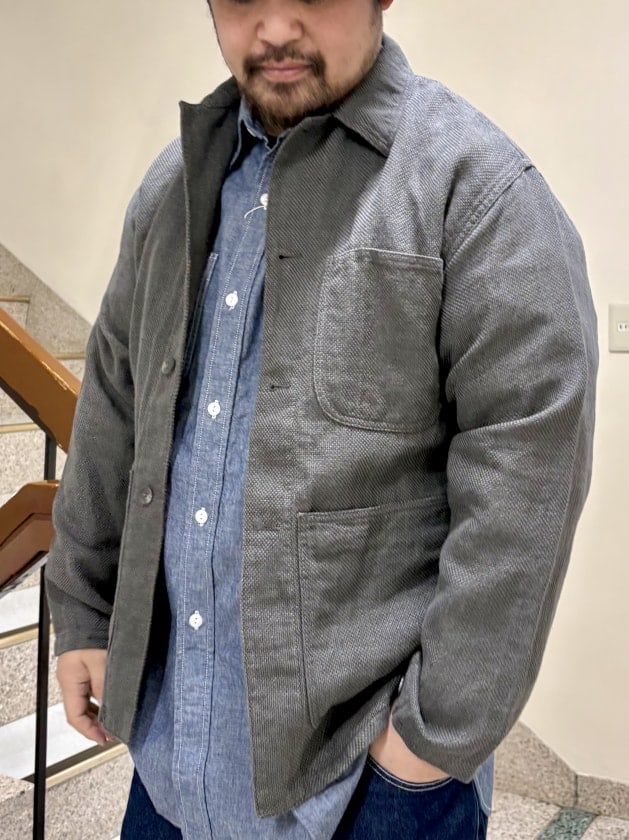 ジャケット・アウター BEAMS PLUS Chore Jacket Indigo Patchwork Beams Plus' Indigo Sashiko Plaid is Something Else
