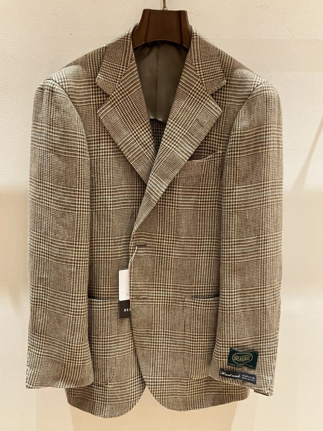 BEAMS F〉経年変化と構築的な仕立てを感じられるグレンチェック